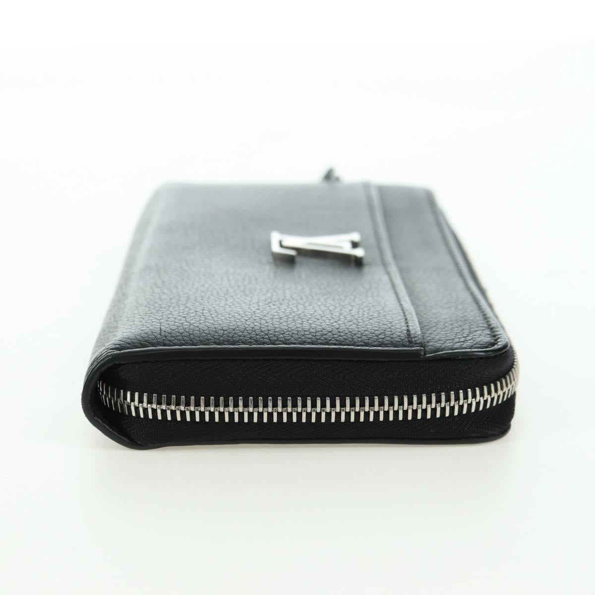 LOUIS VUITTON Zippy Rock Me Long Wallet Leather Black M62622 LV Auth 178386M