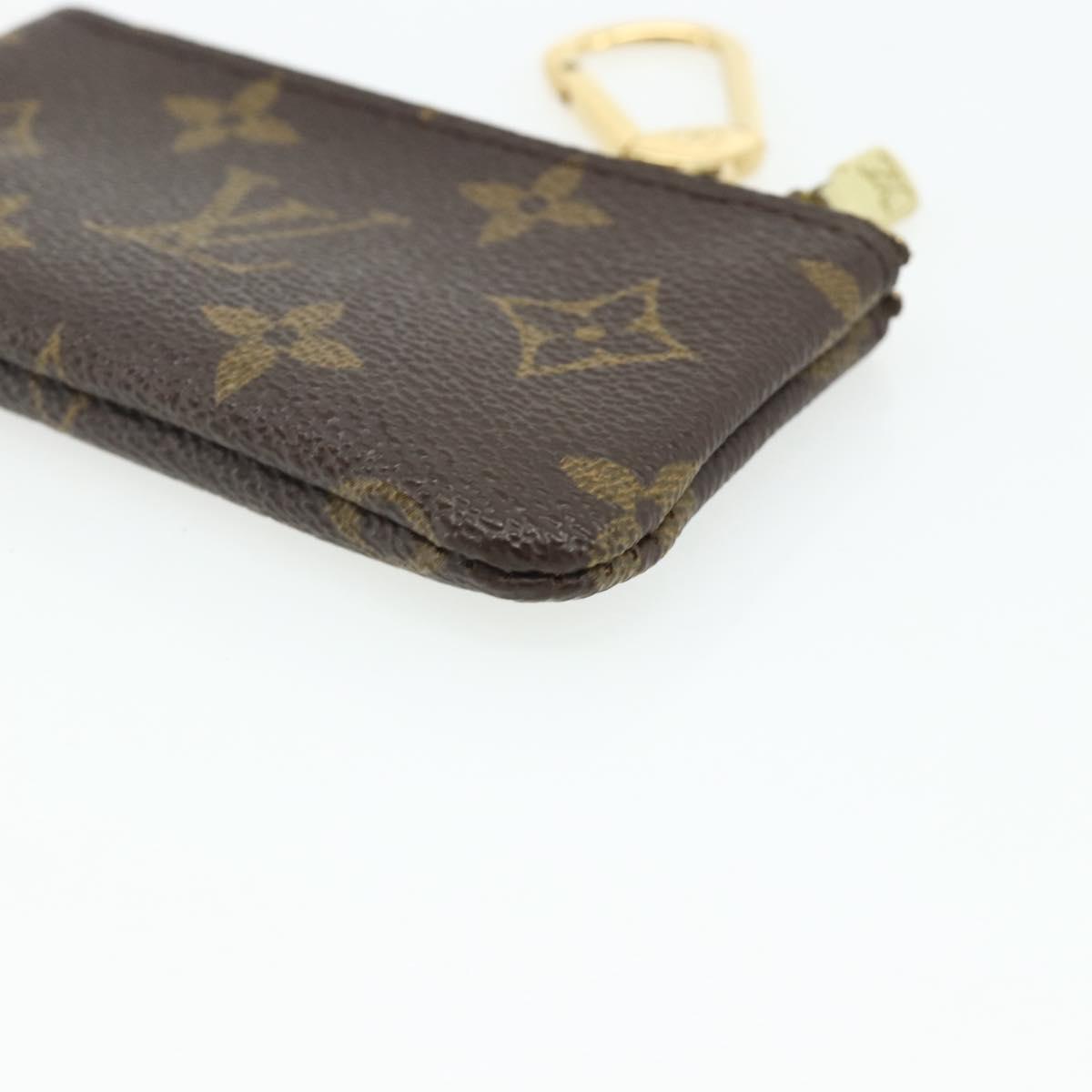 LOUIS VUITTON Monogram Pochette Cles Coin Purse M62650 LV Auth 178389A