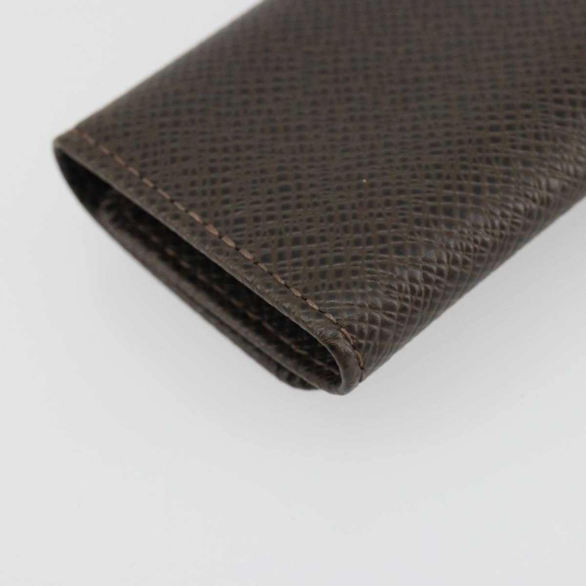 LOUIS VUITTON Taiga Multicles 4 Key Case Grizzly M30528 LV Auth 178406A