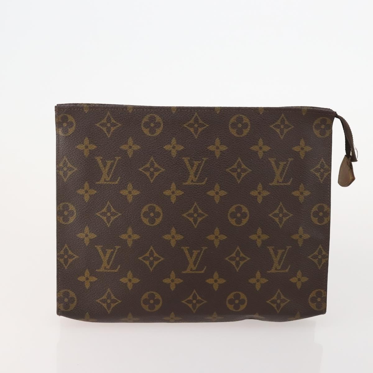 LOUIS VUITTON Monogram Clutch Bag 4 Set LV Auth 178409