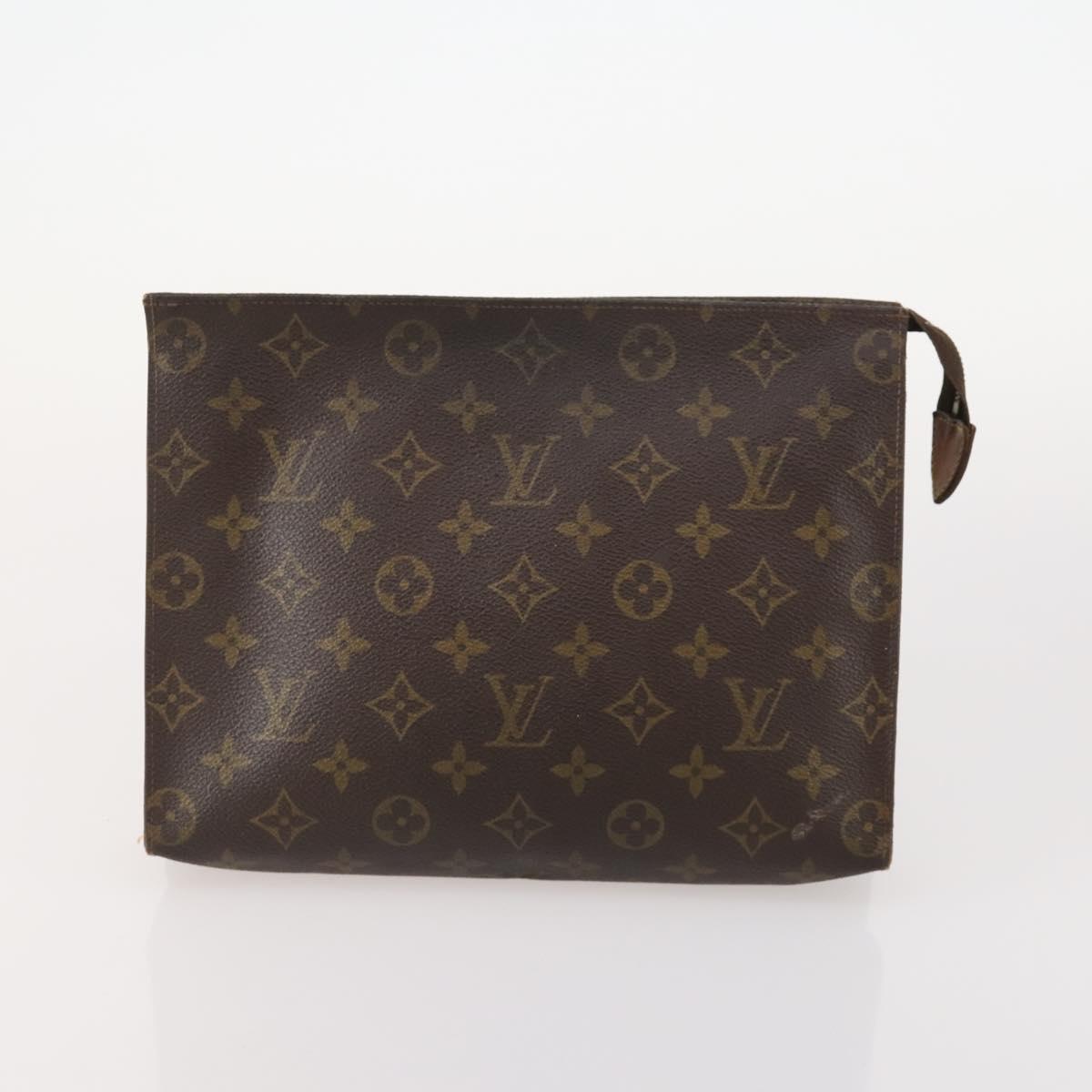 LOUIS VUITTON Monogram Clutch Bag 4 Set LV Auth 178409