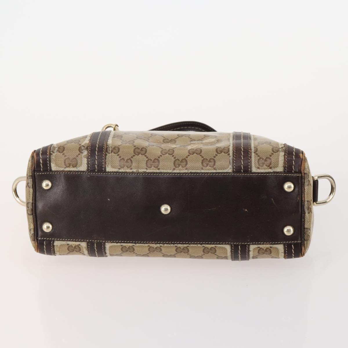 GUCCI GG Supreme GG Crystal Coated Canvas 4 Set Black Beige Auth 178411