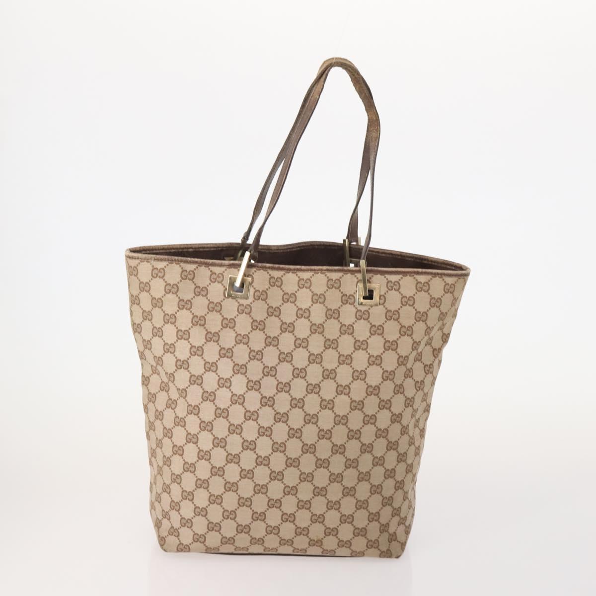 GUCCI GG Supreme GG Crystal Coated Canvas 4 Set Black Beige Auth 178411
