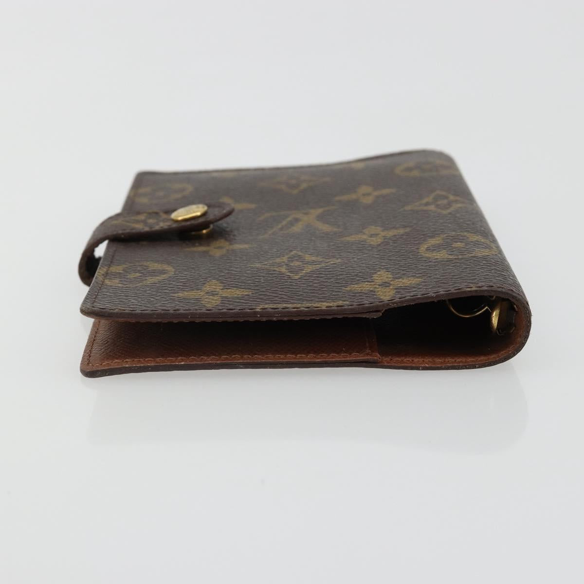 LOUIS VUITTON Monogram Agenda PM Day Planner Cover R20005 LV Auth 178415