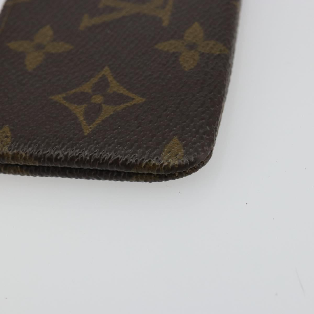 LOUIS VUITTON Monogram Pochette Cles Coin Purse M62650 LV Auth 178416
