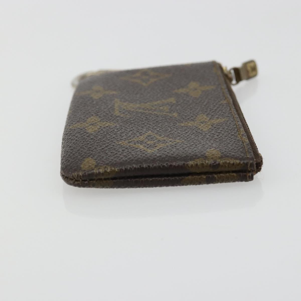 LOUIS VUITTON Monogram Pochette Cles Coin Purse M62650 LV Auth 178416