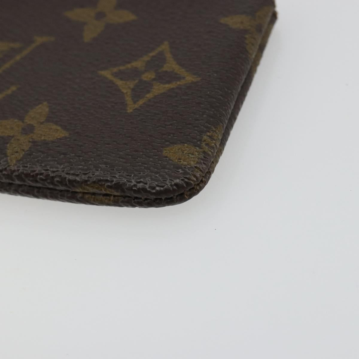 LOUIS VUITTON Monogram Pochette Cles Coin Purse M62650 LV Auth 178416