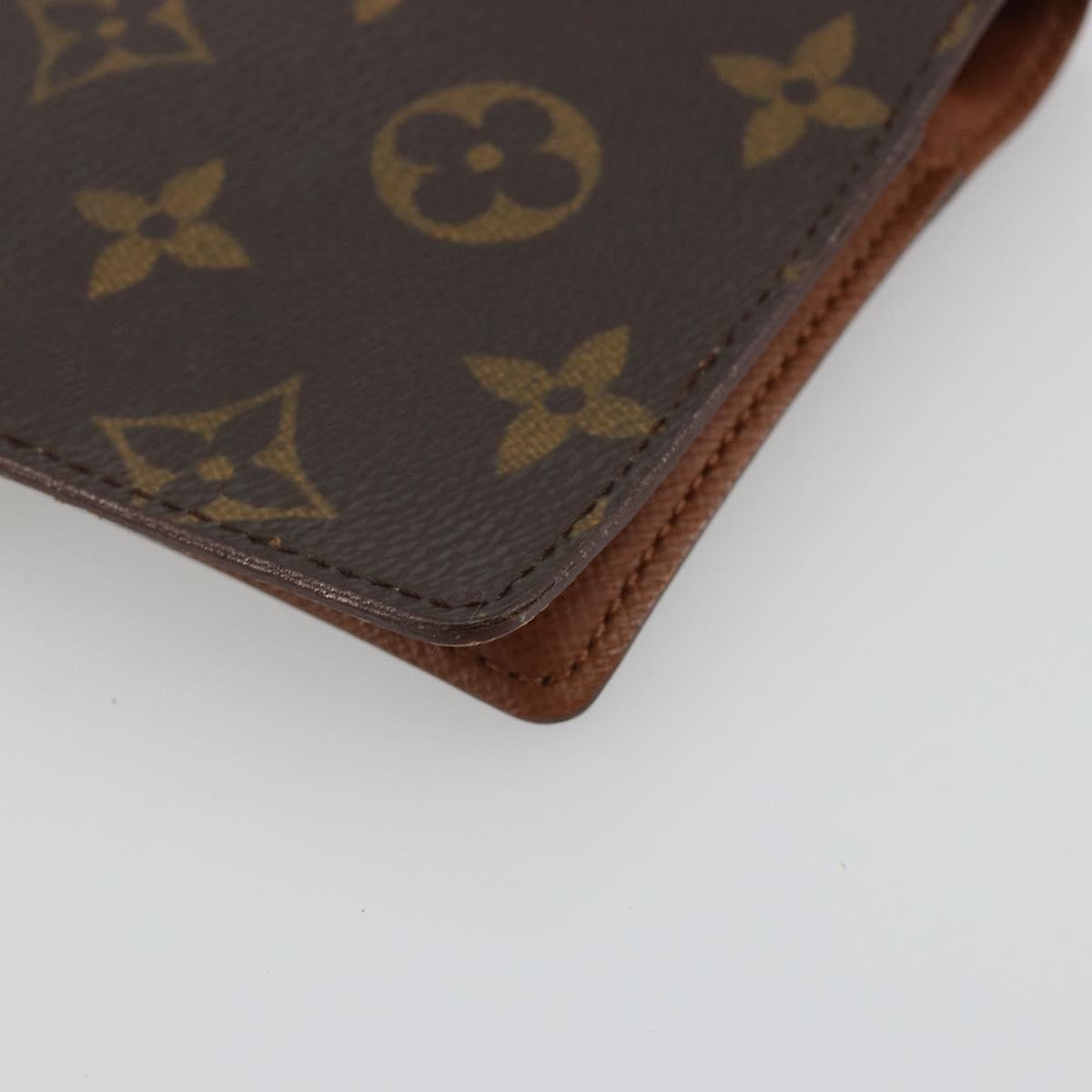 LOUIS VUITTON Monogram Agenda PM Day Planner Cover R20005 LV Auth 178417