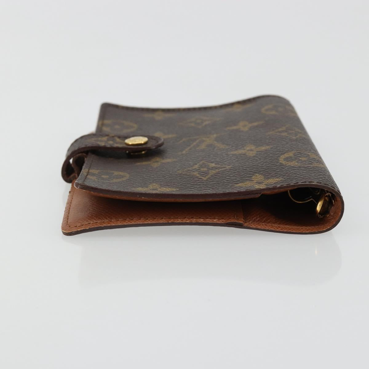 LOUIS VUITTON Monogram Agenda PM Day Planner Cover R20005 LV Auth 178417