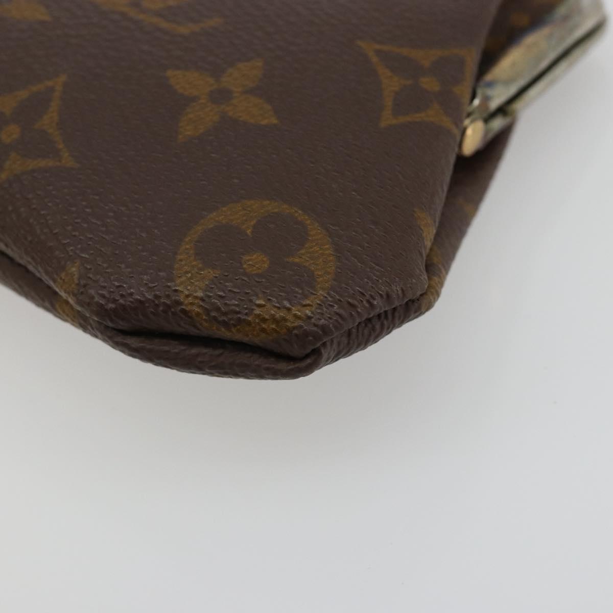LOUIS VUITTON Monogram USA limited Bucket GM Accessory Pouch LV Auth 178420