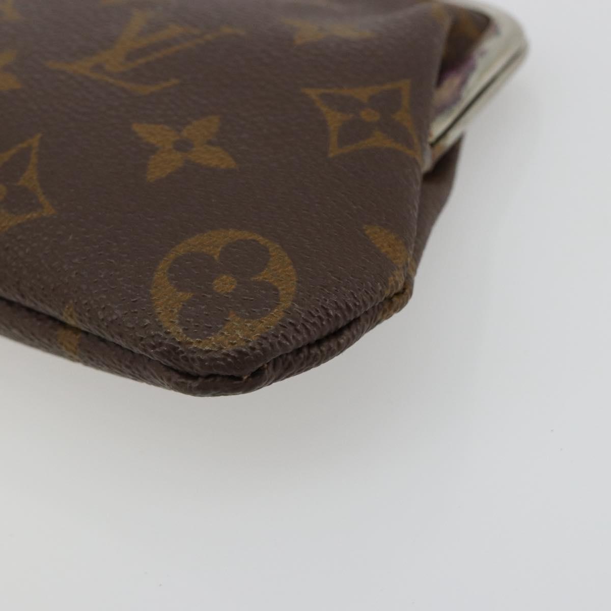 LOUIS VUITTON Monogram USA limited Bucket GM Accessory Pouch LV Auth 178420