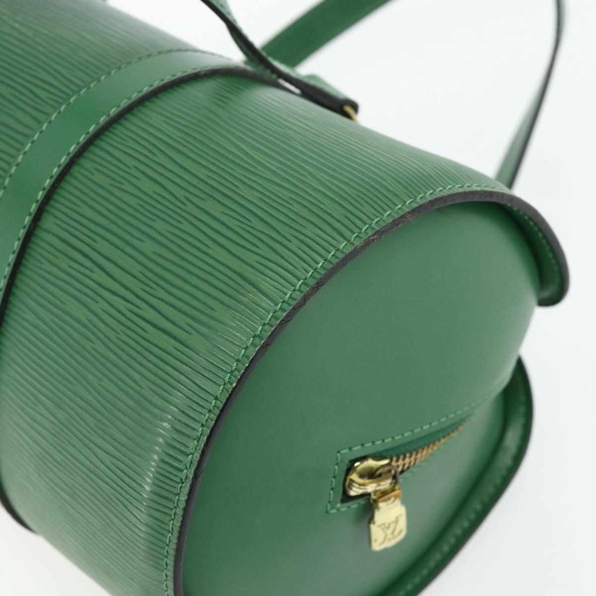 LOUIS VUITTON Epi Soufflot Hand Bag Green M52224 LV Auth 178475A
