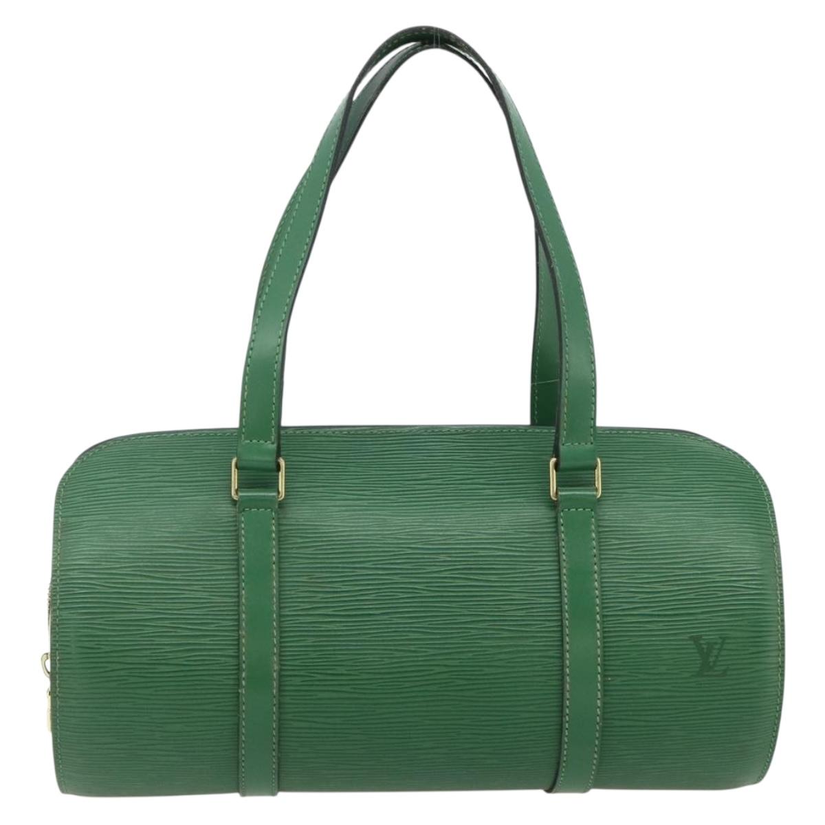 LOUIS VUITTON Epi Soufflot Hand Bag Green M52224 LV Auth 178475A