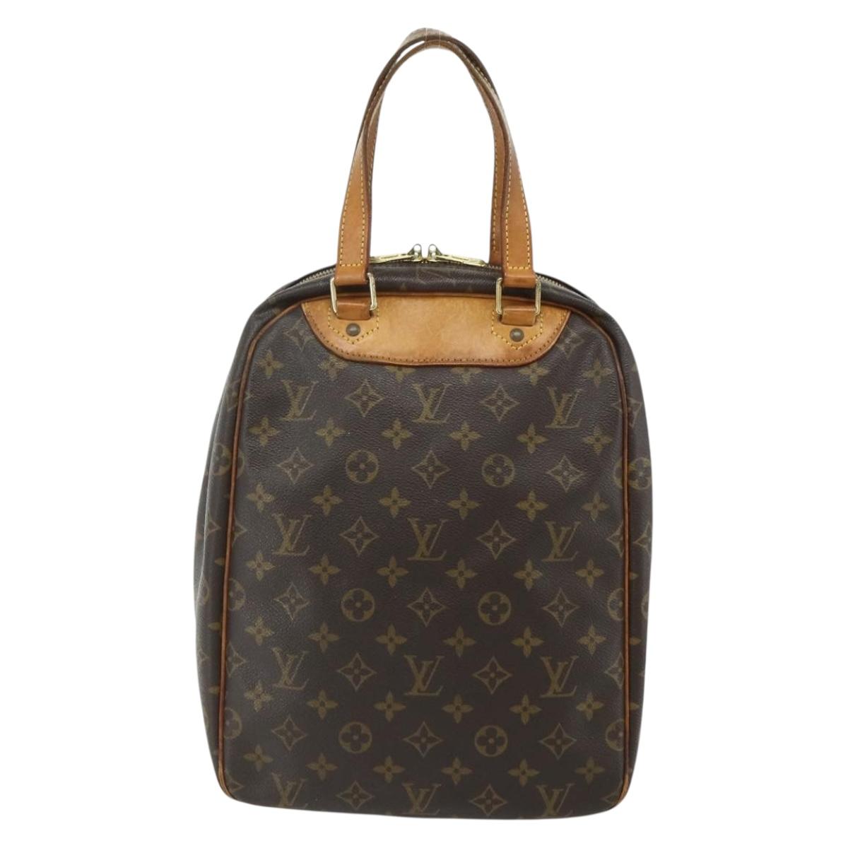 LOUIS VUITTON Monogram Excursion Hand Bag M41450 LV Auth 178477