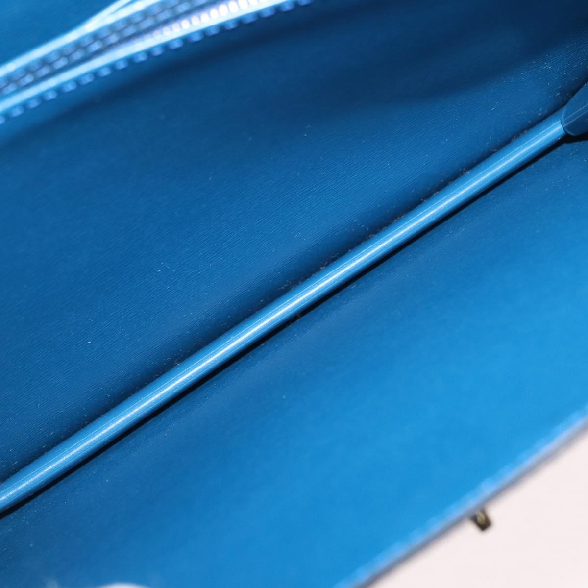 LOUIS VUITTON Epi Capuchin Shoulder Bag Blue M52345 LV Auth 178487