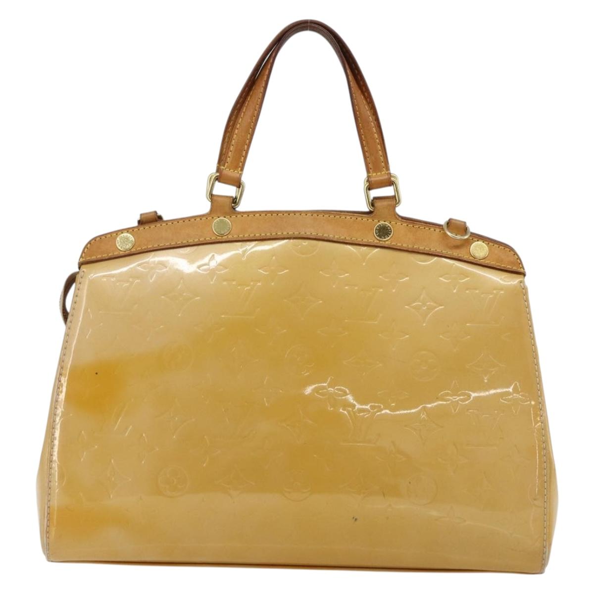 LOUIS VUITTON Vernis Blair MM Hand Bag 2way Rose Flow Lantern M91621 Auth 178488