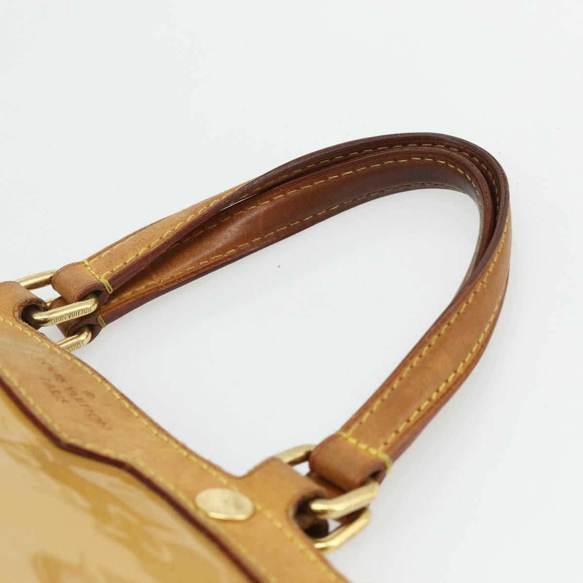 LOUIS VUITTON Vernis Blair MM Hand Bag 2way Rose Flow Lantern M91621 Auth 178488