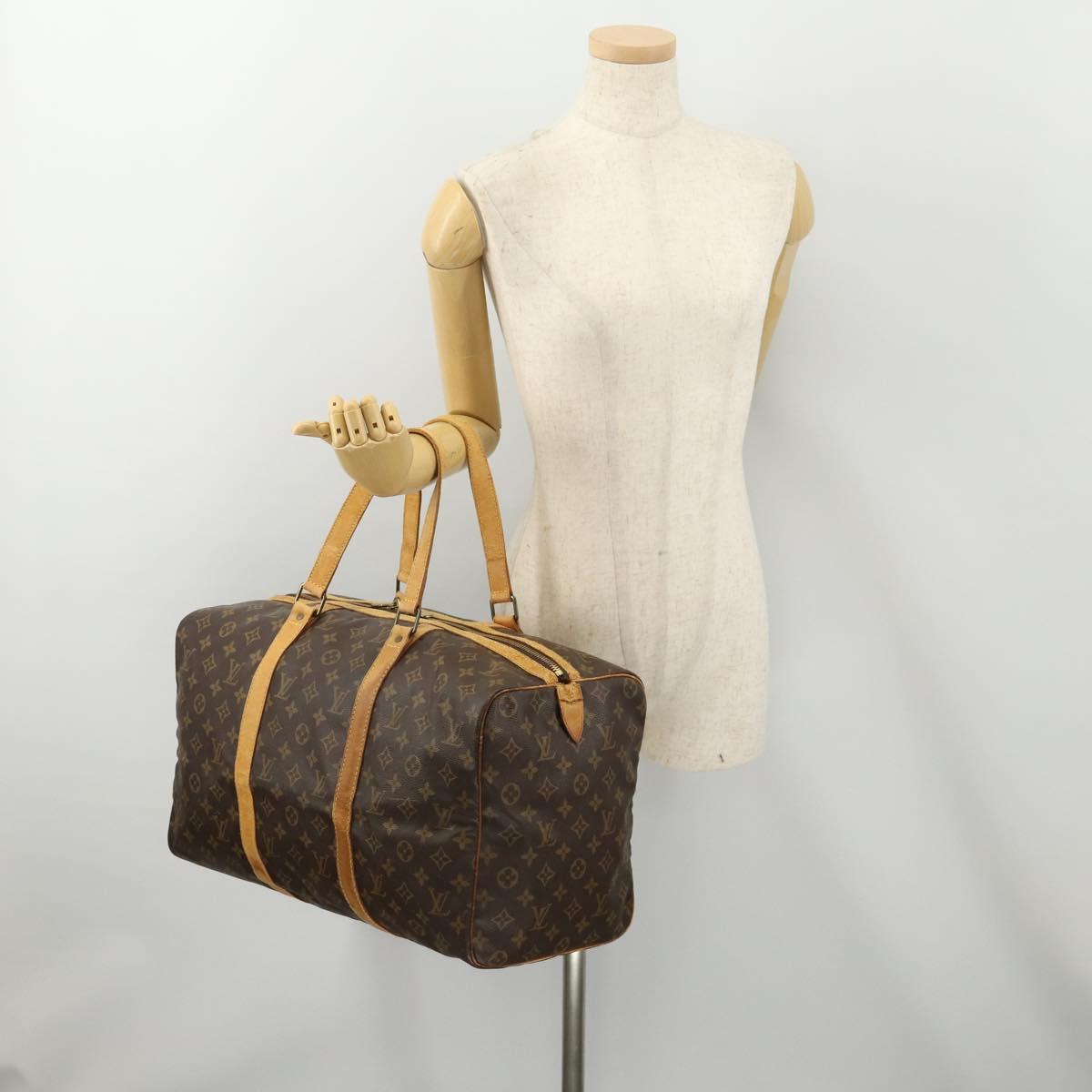 LOUIS VUITTON Monogram Sac Souple 45 Boston Bag M41624 LV Auth 178493