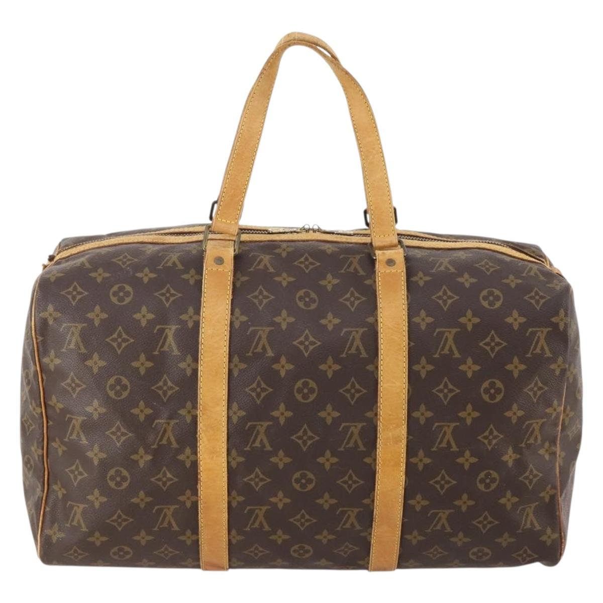 LOUIS VUITTON Monogram Sac Souple 45 Boston Bag M41624 LV Auth 178493