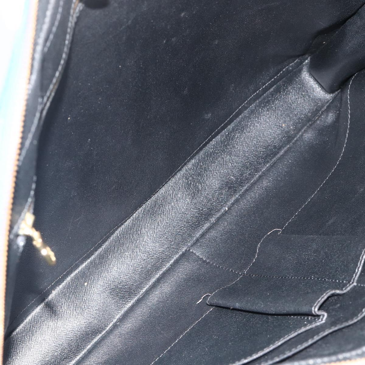 LOUIS VUITTON Epi Porte Documents Voyage Business Bag Blue M41144 LV Auth 178528