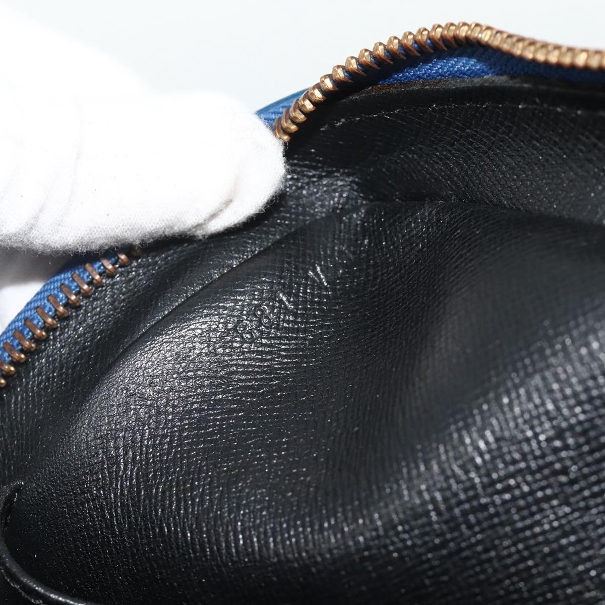 LOUIS VUITTON Epi Porte Documents Voyage Business Bag Blue M41144 LV Auth 178528
