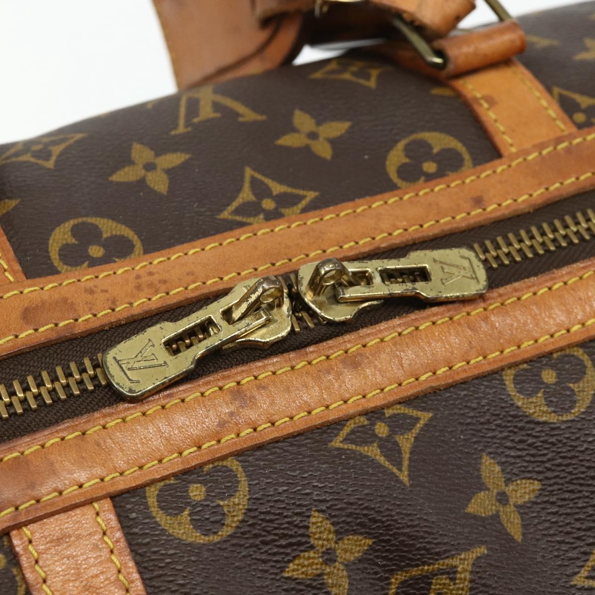 LOUIS VUITTON Monogram Sac Souple 35 Boston Bag M41626 LV Auth 178530