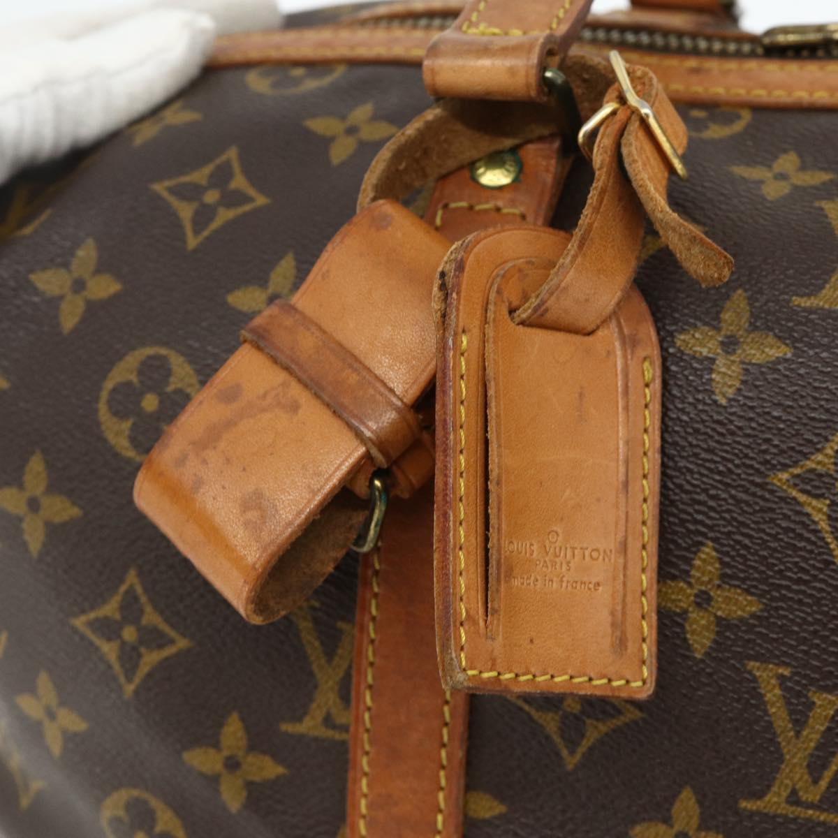 LOUIS VUITTON Monogram Sac Souple 35 Boston Bag M41626 LV Auth 178530
