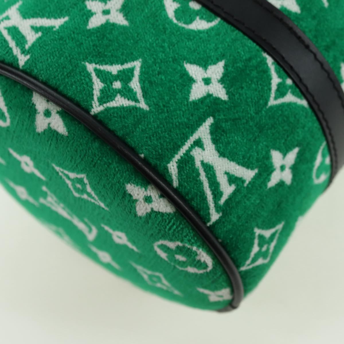 LOUIS VUITTON Monogram Jaguar Papillon Hand Bag Green M46206 LV Auth 178544SM