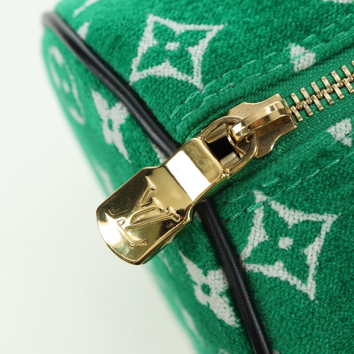 LOUIS VUITTON Monogram Jaguar Papillon Hand Bag Green M46206 LV Auth 178544SM