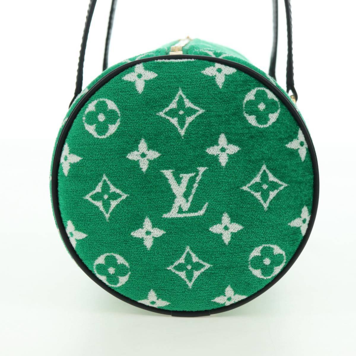 LOUIS VUITTON Monogram Jaguar Papillon Hand Bag Green M46206 LV Auth 178544SM