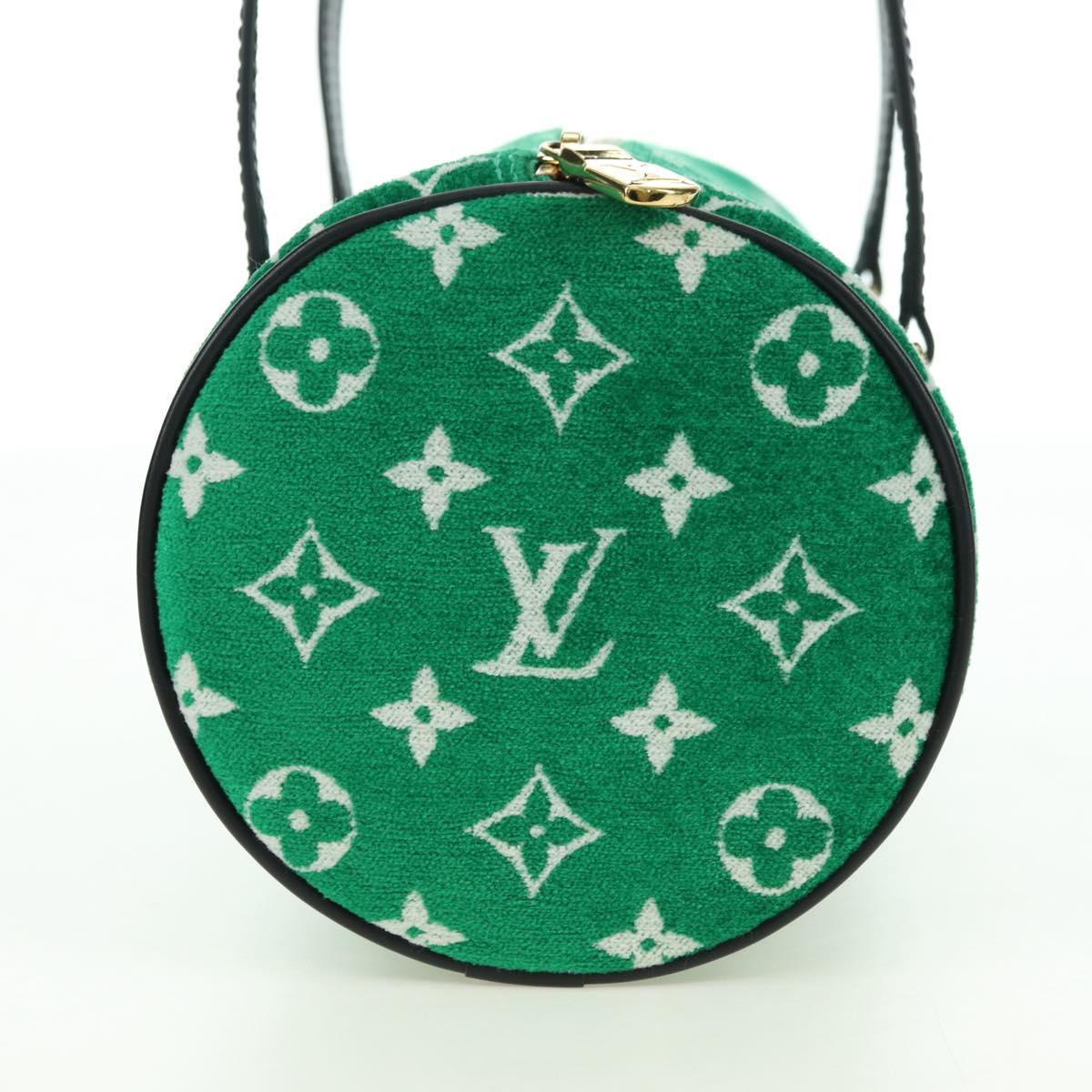 LOUIS VUITTON Monogram Jaguar Papillon Hand Bag Green M46206 LV Auth 178544SM