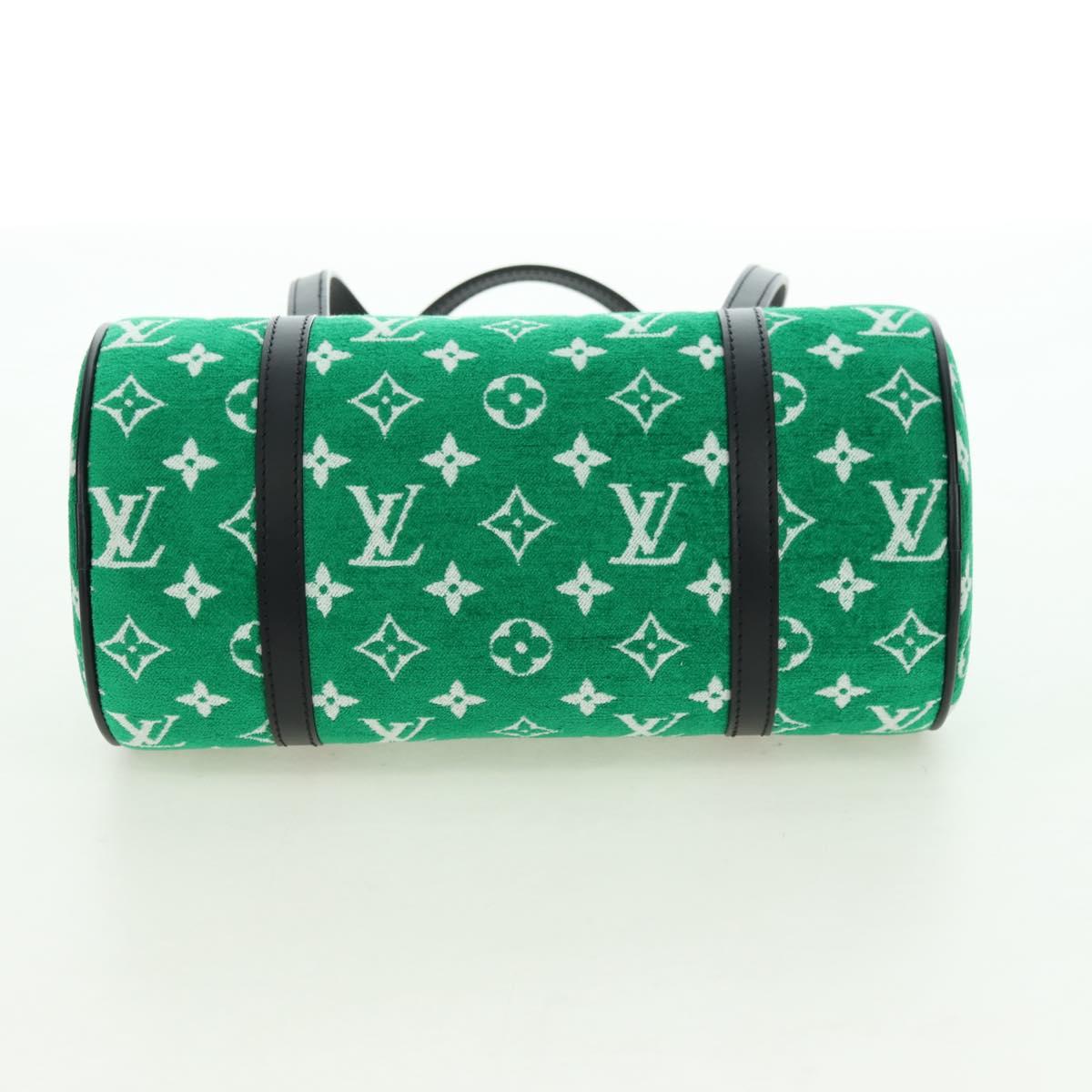 LOUIS VUITTON Monogram Jaguar Papillon Hand Bag Green M46206 LV Auth 178544SM