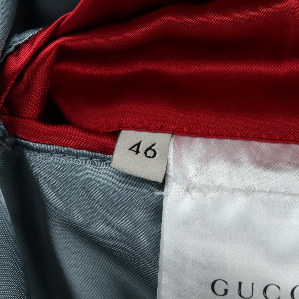GUCCI Disney Collaboration Donald Duck Jacket Leather 46 462143 Auth 178547SM