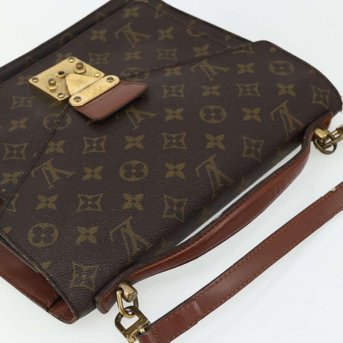 LOUIS VUITTON Monogram Monceau 28 Hand Bag M51185 LV Auth 178562