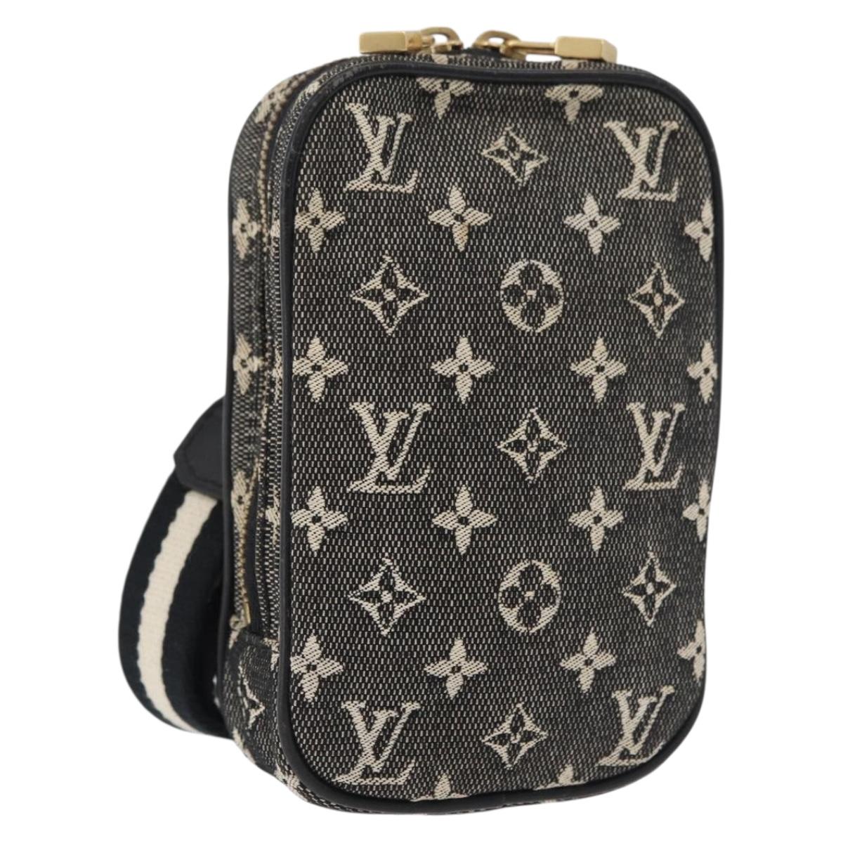 LOUIS VUITTON Monogram Mini Usu Digital Pouch Black M92066 LV Auth 178564