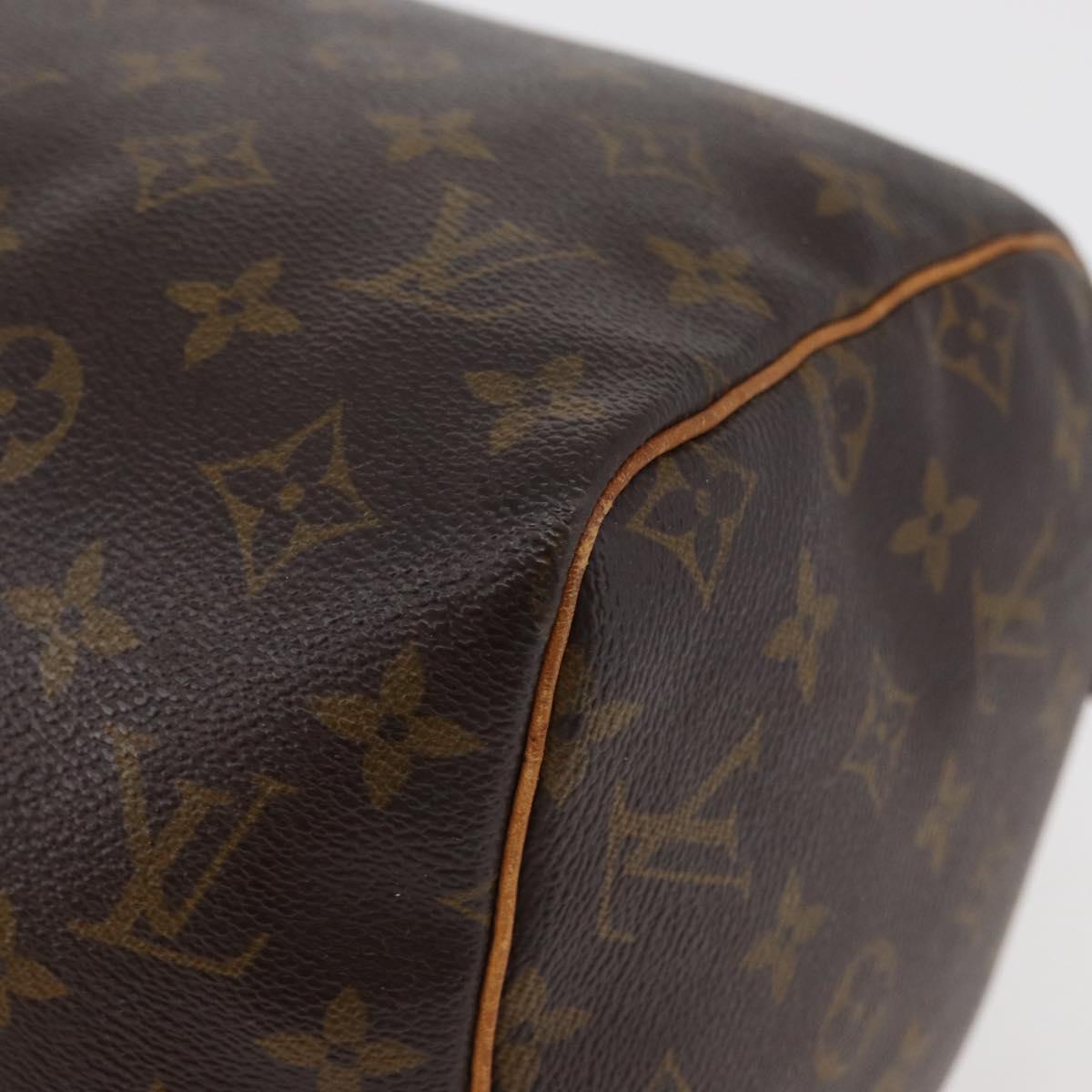 LOUIS VUITTON Monogram Speedy 30 Hand Bag M41526 LV Auth 178565