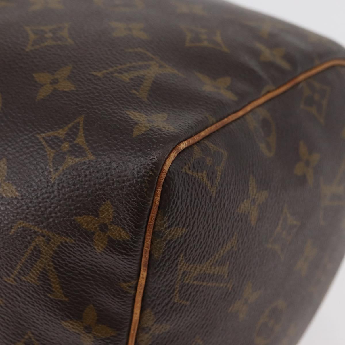 LOUIS VUITTON Monogram Speedy 30 Hand Bag M41526 LV Auth 178565