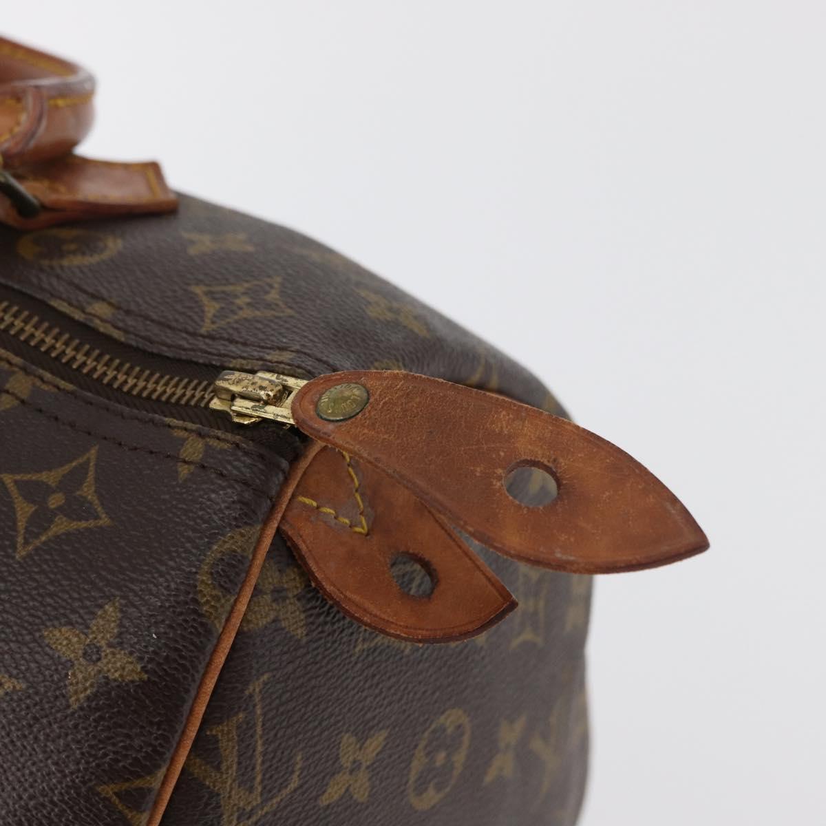 LOUIS VUITTON Monogram Speedy 30 Hand Bag M41526 LV Auth 178567