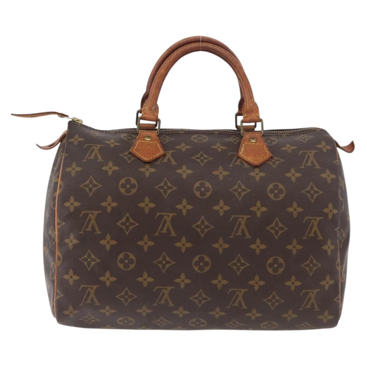 LOUIS VUITTON Monogram Speedy 30 Hand Bag M41526 LV Auth 178567