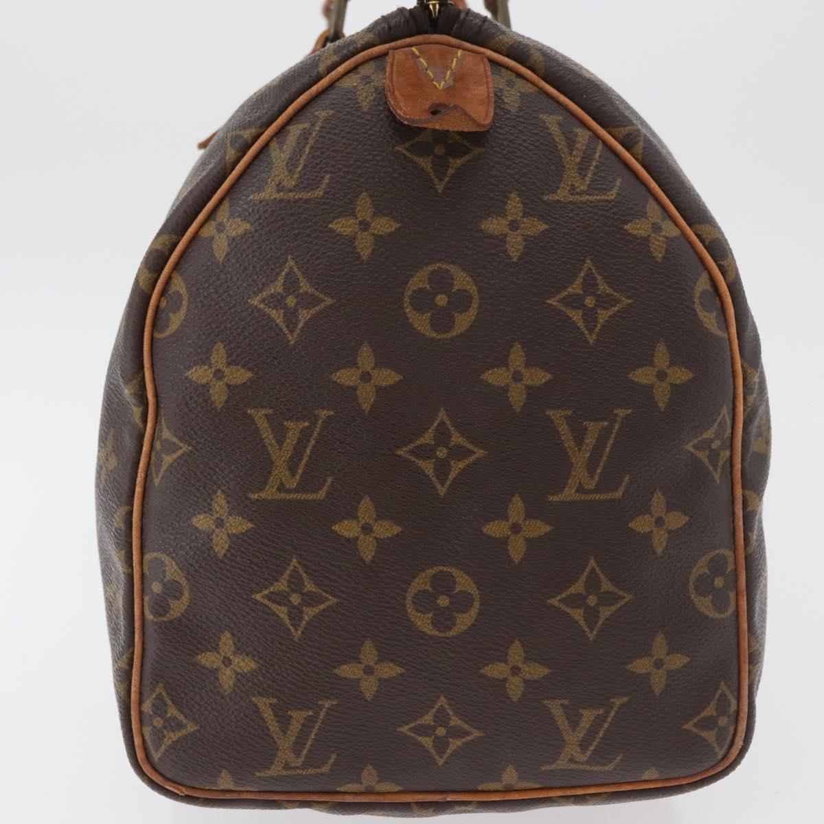 LOUIS VUITTON Monogram Speedy 30 Hand Bag M41526 LV Auth 178567
