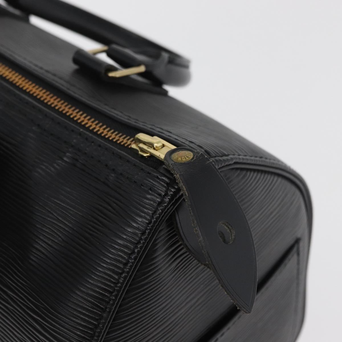LOUIS VUITTON Epi Speedy 25 Hand Bag Black M59042 LV Auth 178580A