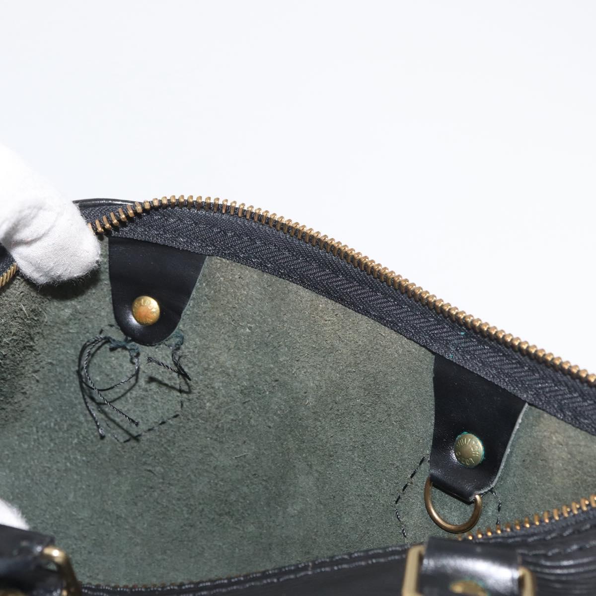 LOUIS VUITTON Epi Speedy 25 Hand Bag Black M59042 LV Auth 178580A