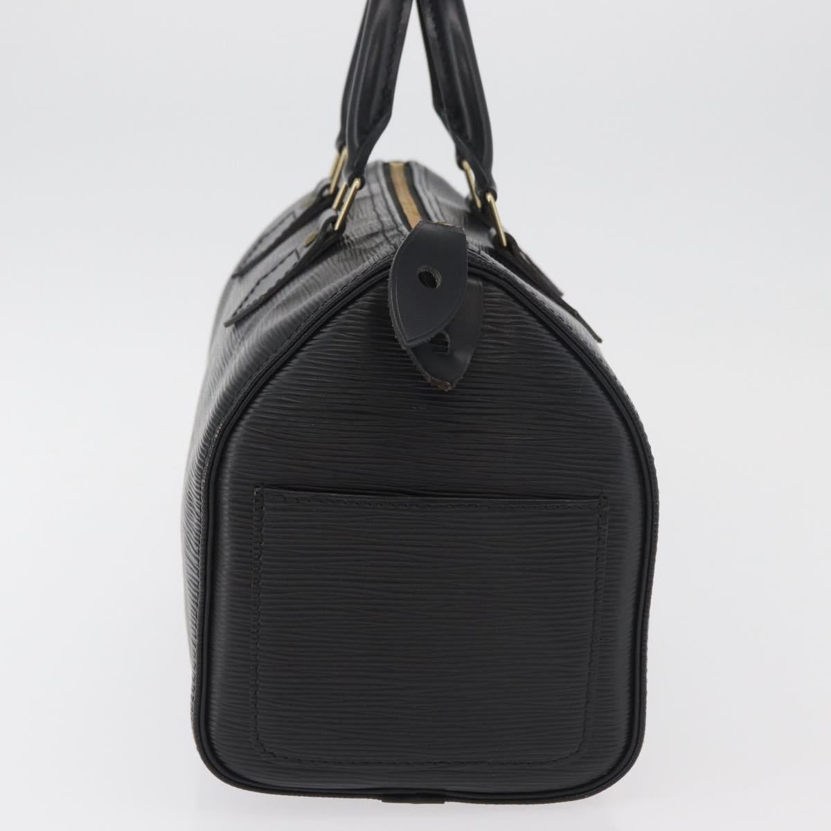 LOUIS VUITTON Epi Speedy 25 Hand Bag Black M59042 LV Auth 178580A