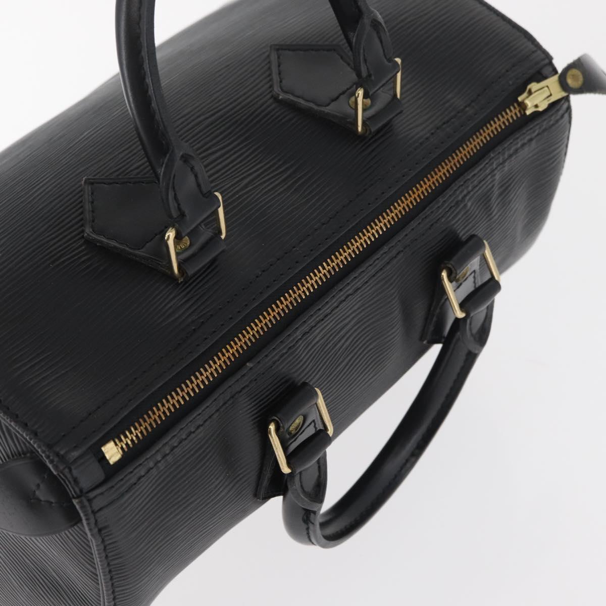 LOUIS VUITTON Epi Speedy 25 Hand Bag Black M59042 LV Auth 178580A