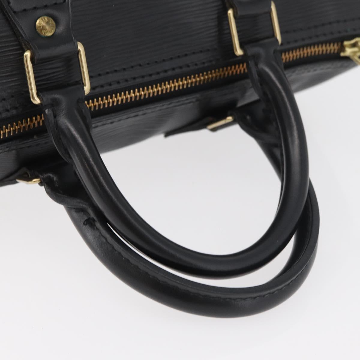 LOUIS VUITTON Epi Speedy 25 Hand Bag Black M59042 LV Auth 178580A