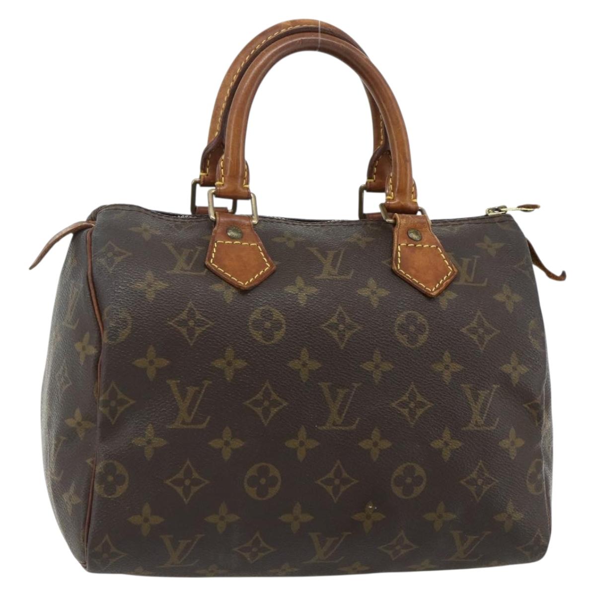 LOUIS VUITTON Monogram Speedy 25 Hand Bag M41528 LV Auth 178588