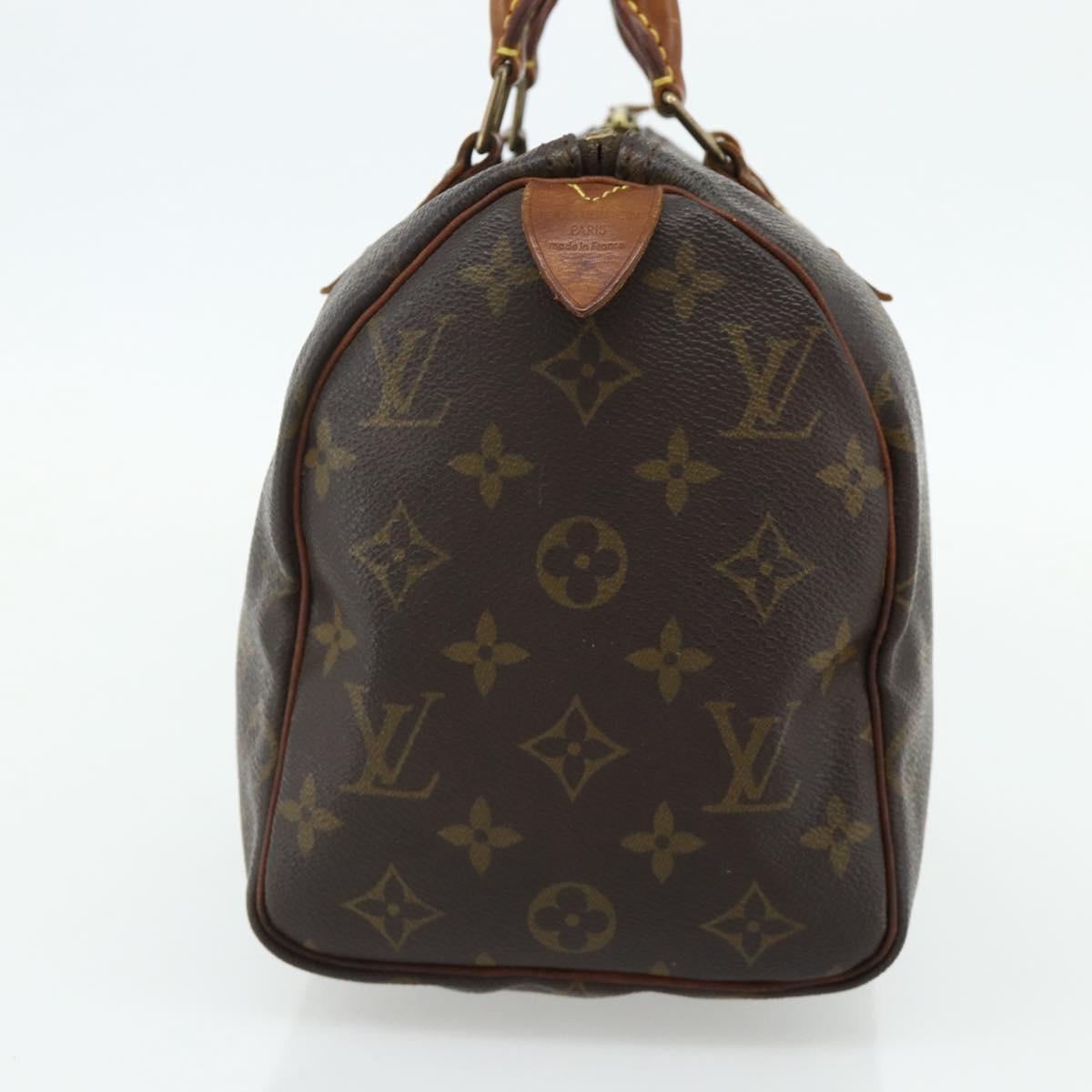 LOUIS VUITTON Monogram Speedy 25 Hand Bag M41528 LV Auth 178588