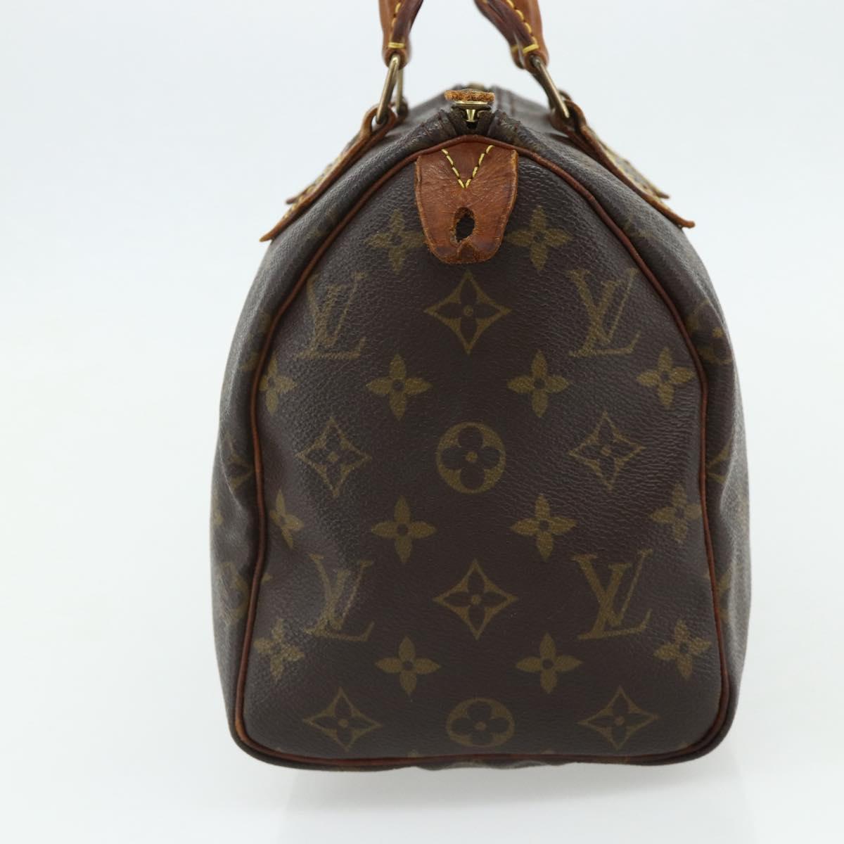 LOUIS VUITTON Monogram Speedy 25 Hand Bag M41528 LV Auth 178588