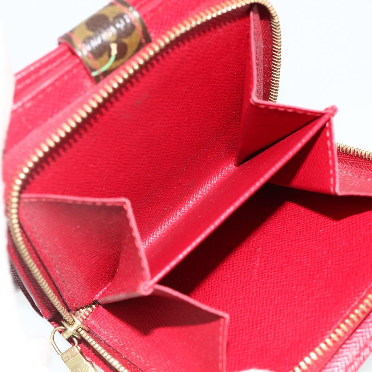 LOUIS VUITTON Monogram Cherry Compact Zip Bifold Wallet M95005 LV Auth 178602A