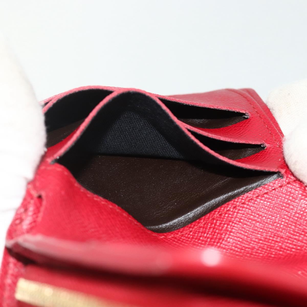 LOUIS VUITTON Monogram Cherry Compact Zip Bifold Wallet M95005 LV Auth 178602A